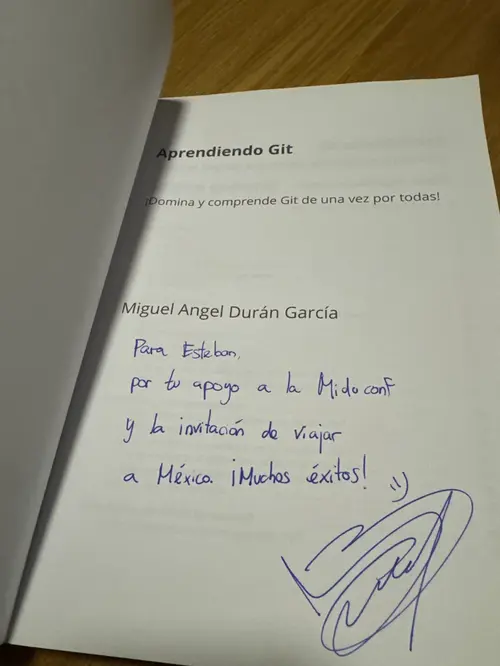 Dedicatoria en Aprendiendo Git y GitHub