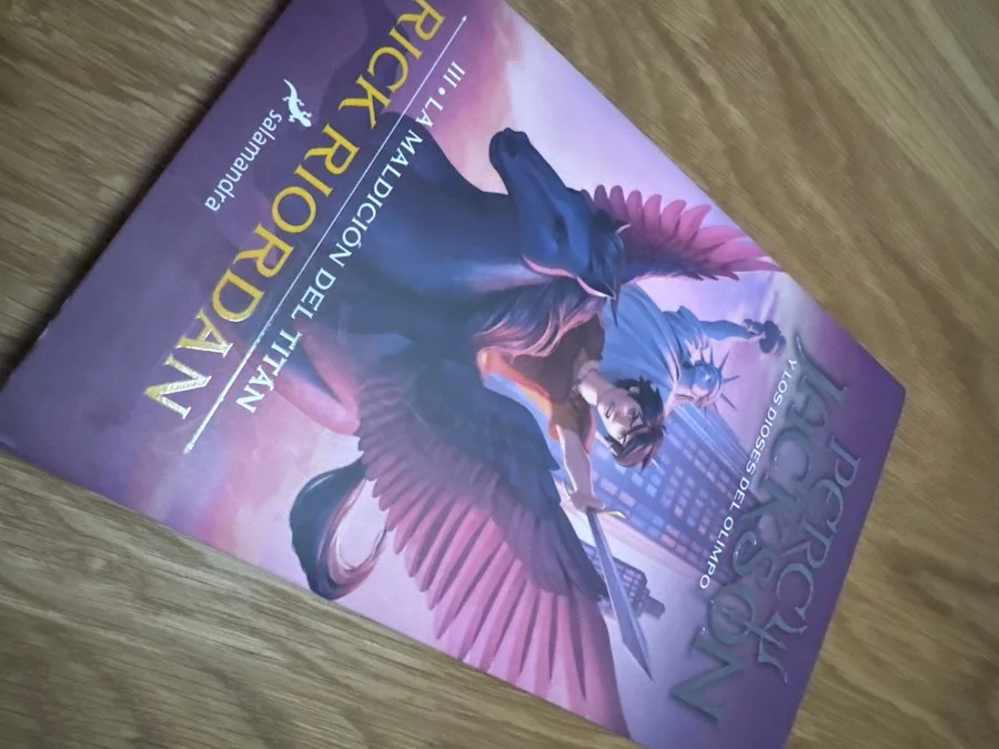 Portada de Percy Jackson y los Dioses del Olimpo 3: La Maldición del Titán