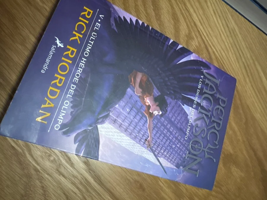 Portada de Percy Jackson y los Dioses del Olimpo 5: El Último Héroe del Olimpo